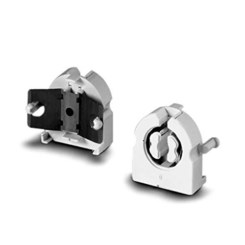 Vossloh Einsteckfassung G13 Dicke 13mm mit rückseitigen Splinten und Feder für Längenausgleich
