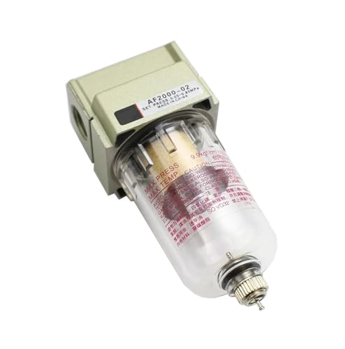 AF2000-02 1/4 Luftpumpe Kompressorfilter pneumatischer Universal-Ölsammeltank Verunreinigungs-Wasserabscheiderkompression(AF-2000-02 PC12)