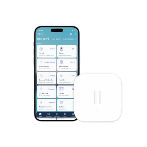 Aqara Vibrationssensor, Erfordert Aqara Hub, Zigbee-Verbindung, Drahtloser Mini-Glasbruchmelder für Alarmanlage und Smart Home, Kompatibel mit Apple HomeKit, IFTTT, DJT11LM