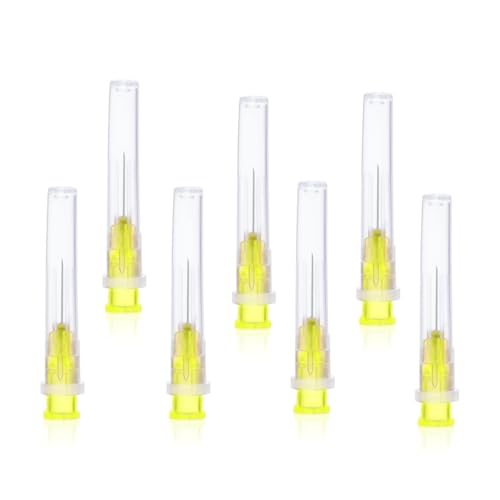 100 Stück 30G (0,3mm x 12mm) Edelstahl Abgabe Tube ,verschiedene Größen:18G/19G/20G/21G/22G/23G/25G/26G/27G/30G ,Einzeln verpackt,Nachfüllröhrchen für Industrie,Hobby und Heimwerk