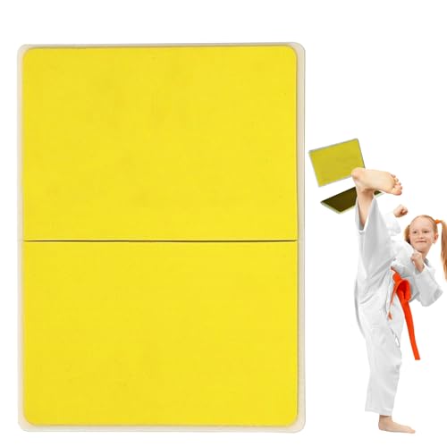 Wiederverwendbares, verdicktes ABS-EVA-Trainings-Taekwondo-Brett, Taekwondo-Brechbretter für den Leistungsübungstest, wiederverwendbar, wiederverwendbar, gelbe Taekwondo-Brechbretter, Taekwondo-Traini