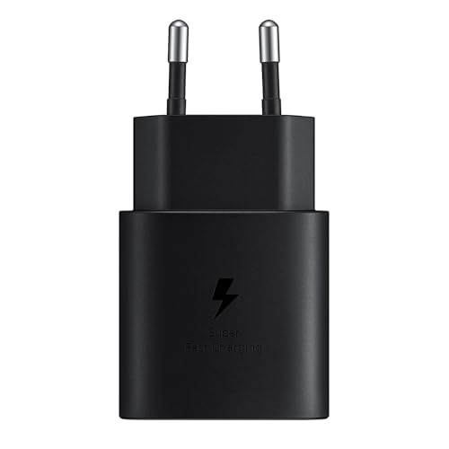 25W USB C Ladegerät Schnellladegerät für Samsung Galaxy S25 S24 S23 S22 S21 Plus/FE/Ultra/ S20Plus, Z Fold 5/6, Z Flip 6/5, Note20, A56 A55 A54 A53 A35 A16 A15 A14 A05s, Tablet Netzteil USB C Schwarz