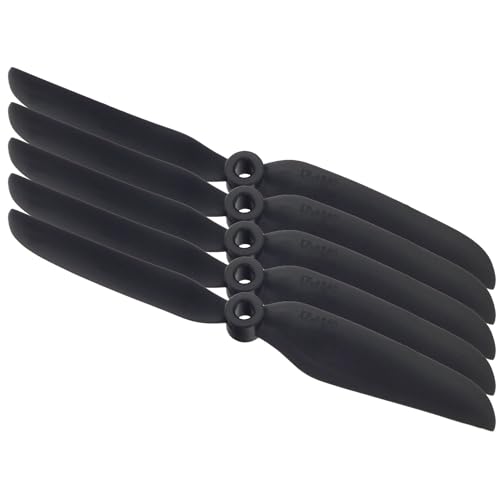 Overdrive-Racing 5X GWS 4,5x4 Luftschraube/Propeller GW/EP4540 114x102 Direct Drive Propeller Schwarz