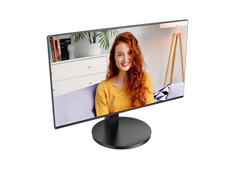 AOC 24B3CA2 - 24 Zoll FHD monitor, IPS, 100Hz, 1ms, USB-C Konnektivität, Ultra schmaler Rahmen, FlickerFree, Höhenverstellbar, Lautsprecher (1920 x 1080 250 cd/m HDMI 1.4 / DP 1.4/ USB-C)