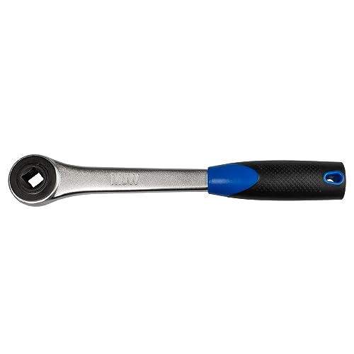 MJW RH-02 Professionelle 1/2" Ratsche mit Bohrung, Satin-Finish, für Forst- und Automobilwerkstatt, Robust und Vielseitig