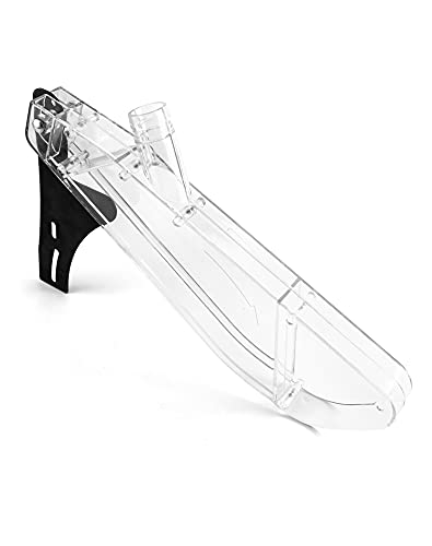 QWORK® Kunststoff Blattschutz Spanhaube 12" für Kreissäge & Tischsägen, mit transparentem Staubschutz