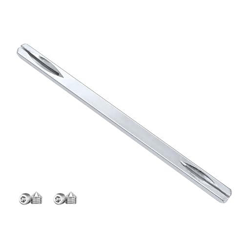 Vierkantstift 8mm x150mm für Türklinke - Drückerstift 8mm für Türgriff, Vierkantschlüssel für Drückergarnitur, Vierkant für Stift Türgriff Türdrücker, für Türschloss Innentür, mit 4 Stk. M6 Schraube