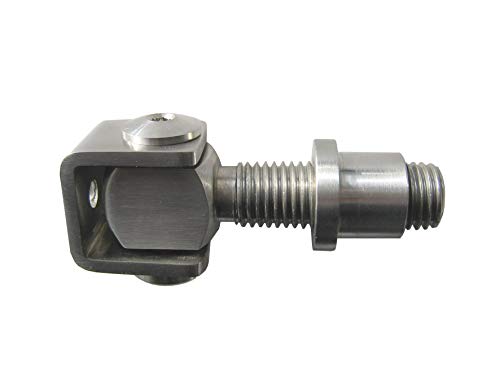 M12 Torband Edelstahl V2A Stahl Scharnier Tor Tür Torantrieb Anschweißbar (Edelstahl V2A, M12)
