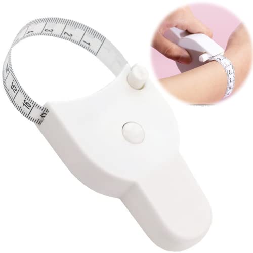Körpermaßband, weiches Maßband, 150 cm / 60 Zoll Maßband, für Schneidermaße, Körpermaße. Weißes einziehbares Körpermaßband