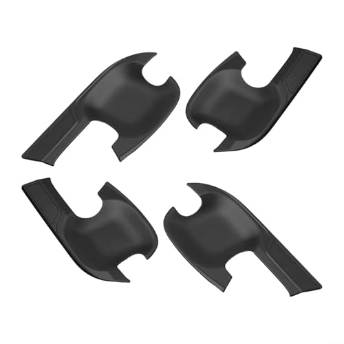 Gettimore Aesthetic Upgrade Türgriffabdeckungen aus mattschwarzem ABS, kompatibel mit Isuzu D Max (Dmax) Modellen von 21 bis 24