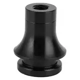 Schaltknopf Kofferraum -Retainer -Adapter Universal M10x1 25 Gewinde hochwertige Aluminiumlegierung Getriebehalter für -Handbuch Getriebefahrzeuge für (Schwarz)