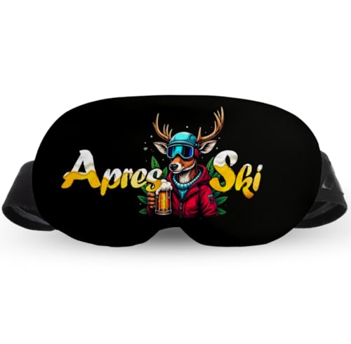 Skibrillenschutz, Case für Snowboard Goggle, Ski Goggle Cover, Winterausrüstung zum Brillenschutz, Brillen Schutzhülle, Zubehör zum Schütz vor Kratzern, Elastisch, Farbe Ski Deer [165]