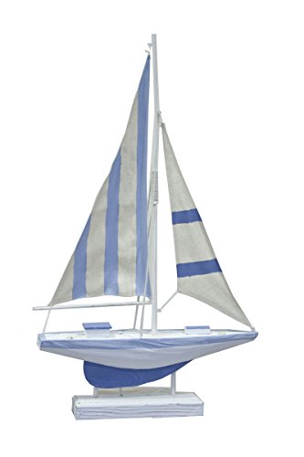 Segelschiff aus Holz verziert