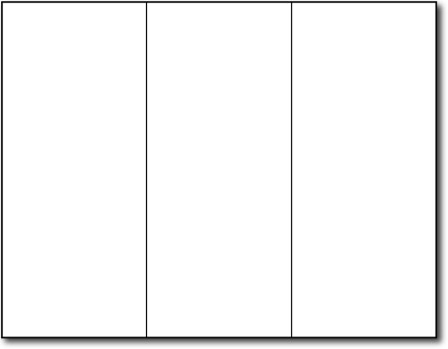 38LB Bond weiß Trifold Broschüren – 200 Broschüren – Desktop Publishing, Arztausstattung, Inc. ™ Marke