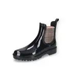 Dockers by Gerli Damen Chelsea Boots, Frauen Gummistiefel,wasserabweisend,hofstiefel,stallarbeit,forststiefel,schwarz/Multi,40 EU