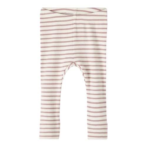 NAME IT Unisex Baby Nbnbani XSL Noos Leggings, Deauville Mauve, 80 EU