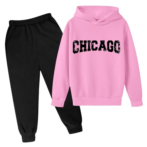 Generisch Kinder Anzug Set Junge Jungen Langarm T-Shirt + Hosen 2-teiliges Bekleidungssets für Kinder 4-12 Jahre