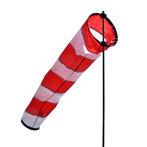 CIM Windsack - AVIA - Sock L - UV-beständig und wetterfest - Ø18cm, Länge: 73cm, Standhöhe: 97cm - inkl. Fiberglasstab