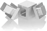 Vorpressform 6061 Aluminiumform (1 x 1 Silber)