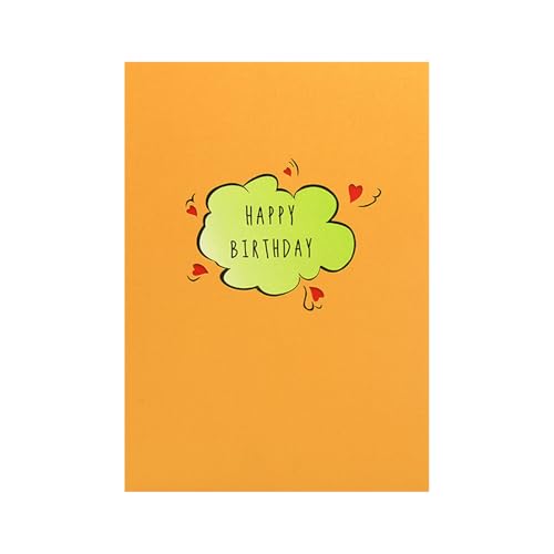 Pop Up Card, Paper Greeting Skulptur, kreatives Slot Design mit Faltkunstwerk, festliche Postkartendekoration für Feiertage, Kinder, Erwachsene, Gathering