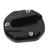 Cabilock Seitenständer Pad Motorrad Seitenständerplatte Aluminiumlegierung Schwarz Für Motorradparken Seitenständer Motorrad Seitenständer Pad