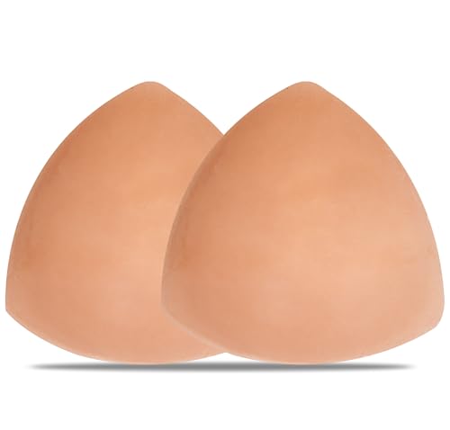 Dilara Selbstklebende Push-Up-Pads – Wiederverwendbare Silikoneinlagen für BH, Bikini und Badeanzug – Unsichtbare Nippelpads, wasserfest und hautfreundlich, für perfekten Halt und Volumen (Braun A/B)