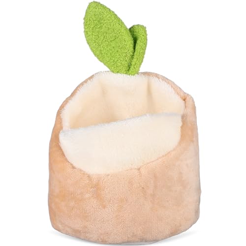BESPORTBLE Hamsternest Futter für Meerschweinchenkäfige Kuschelbett Hütte Kleines Chinchillahaus Heu Meerschweinchen Haustiere Chinchilla-Accessoire Einstreu für Hamster Baumwolle