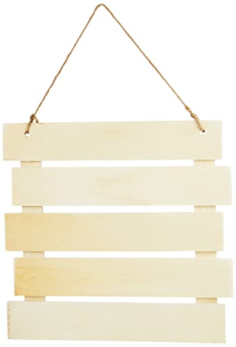 Rayher 62865505 Holz-Lattenrahmen zum Hängen,FSC MixCred, 30,5x31,6x1,5cm, Natur