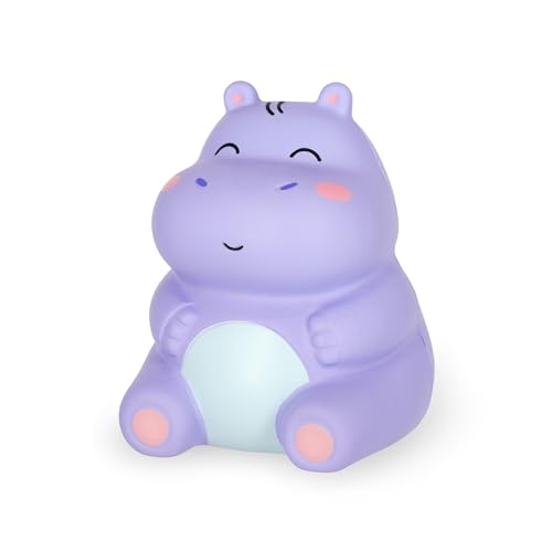 Legami - Anti-Stress-Spielzeug, Hippo-Design, Material Polyurethan, 11,3 x 14,8 x 13,5 cm