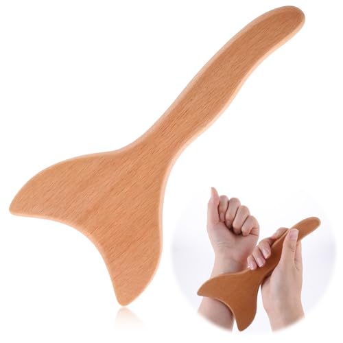 Holztherapie-Massagegerät Lymphdrainage-Massagegerät aus Holz Cellulite-Entferner Körperformungswerkzeug Einhand-Körperformungswerkzeuge Körper-Gua-Sha-Werkzeuge