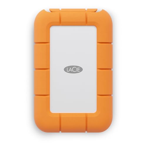 Rugged Mini externe SSD 500GB, 40 Gb/s, 2.000 MB/s,kompatibel mit PC Mac iPad & iPhone, Data Rescue Service (STMF500400)