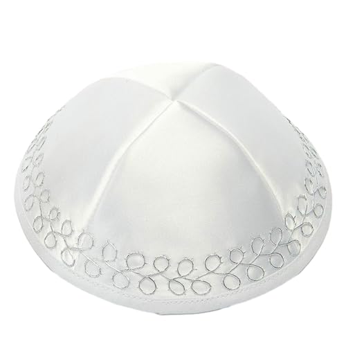 TONXX Stickerei-jüdischer Hut für Erwachsene, atmungsaktiver israelischer nationaler Kippah-Hut, Yarmulke-Hut, Totenkopf, traditionelle jüdische Kippa