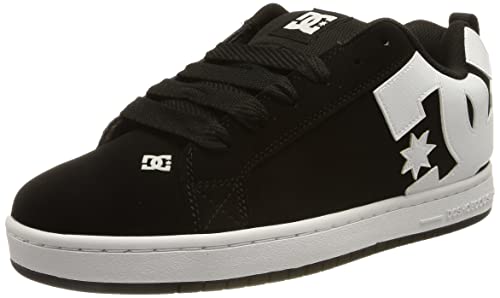 DC Shoes Herren Court Graffik Skateboardschuhe, Schwarz (Black 001), 44.5 EU