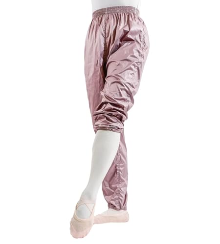 flexdans Damen Ballett Ripstop Hose, Leichte, Dünne Übungs-Aufwärmhose Ballett Wärme Hosen für Tanz Purple XL