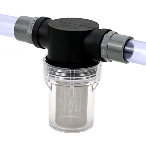 Ultrafeiner 40-Maschen-Wasserfilter – 1/2 3/4 1 Zoll Inline-Sieb for Hochdrucksprinkler und Hydrokultur(1 inch)