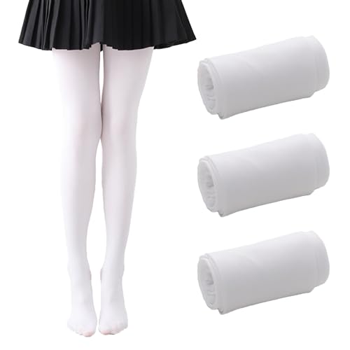 SHEKINI Ballettstrumpfhose Mädchen 3er Pack Kinder Strumpfhosen Mädchen Tanzstrumpfhose Anti-Rutsch Strumpfhose Kinder 80-160