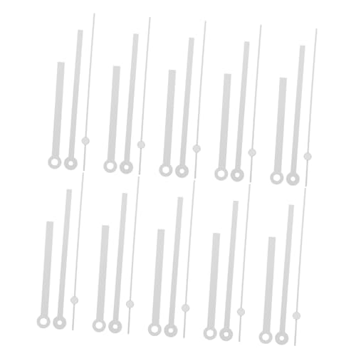 WOONEKY 10 Sätze Wanduhr Uhrzeiger Set Uhrreparatur Uhrzeiger Lang DIY Uhrteile DIY Uhr Ersatzzeiger Uhrzeiger Uhrzeiger Reparatursatz Uhrzeiger Ersatzuhrzeiger