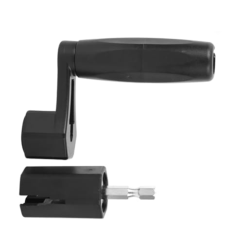 Schwarzer ABS-Gitarrenwickler, B-Pin-Abzieher, Schraubendreher, Bohrer, 2-in-1-Werkzeug für die Wartung von Gitarren, Musikinstrumentenzubehör