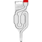 Browin 405590 Maxi Korken, Kunststoff, Gärspund Airlock Gärröhrchen Gärung Ventil Gärrohr Set,Transparent, 2.2 x 6 x 17.4 cm, 1-Einheiten