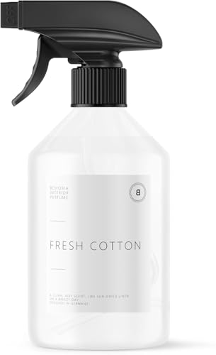 BOHORIA® Raumspray 250 ml Lufterfrischer mit Frische Wäsche Duft – stimulierender und frischer Raumduft für ein einzigartiges Dufterlebnis (250ml, Fresh Cotton)