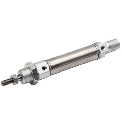 Pneumatik-Zylinder, Pneumatikzylinder der Serie CD85N, integrierter Gabelkopfzylinder 10 16 20 mm, Hub 100 125 200 mm, doppeltwirkender Luftzylinder(25MM*10MM)