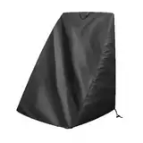 SMZhomeone Wickler-Schutzhülle, 210D, 66 x 63 x 88 cm, stehende Schlauchtrommel, Abdeckung für den Außenbereich, Garten, mit starkem Zugseil-Design, um bei Sturm sicher zu bleiben (Schwarz 210D)