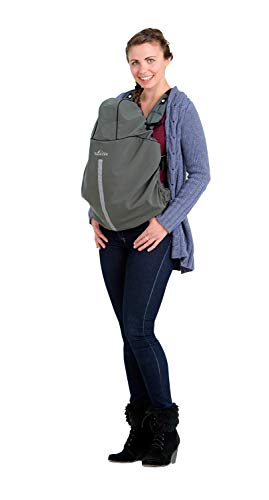 AMAZONAS Tragecover Softshell Cover – Wärmeisolierendes Universal-Tragecover für Babytragen und Tragetücher bei jedem Wetter, idealer Wind- und Regenschutz | 0-3 Jahre