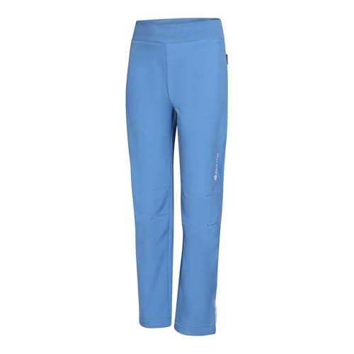 Alpine PRO ZORTO Jungen Softshell Hose, Winterhose, Thermohose, Funktionshose, Sporthose, Reflektierender Druck, Wasserdichtes Atmungsaktives und Winddichtes Material, DWR-Ausrüstung, Warme Füllung