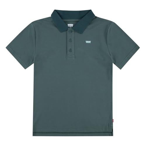 Levi's Baby-Jungen Lvb Poloshirt mit Nackenband Polohemd, Bistro Green, 12-13 Jahre