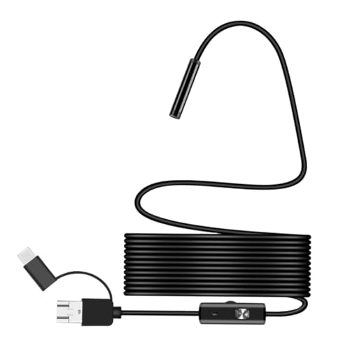 GARVALON 1stück Wasserdichte Endoskopkamera Für Usb Kompatibel Mit Mobiltelefonen Kamera Für Inspektionen Vielseitig Einsetzbar in Werkstatt Und Haushalt