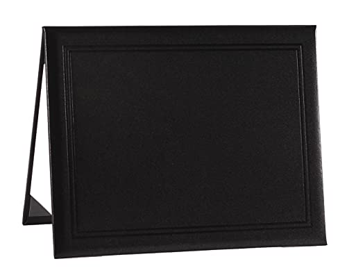 Diplomhülle 21,9 x 27,9 cm, für Abschlussfeiern, Urkunden, Dokumentenhalter, glattes Leder, Briefgröße