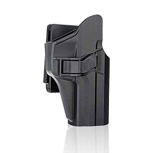 efluky HK Gürtelholster Holster Pistole HK USP Holster Fit H&K USP 9mm/.40 Full Size, Belt Clip 60° Einstellbar
