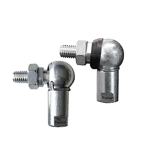 10 stücke SQP5S SQP6S SQP8S SQP10S Stange Enden Stud Staub Ring Auto universal Joint Ball Kopf Joint CS8 CS10 CS13 CS16 CS19 M5M6M8M10M12M14M16 (Size : M5x0.8 with Seals, Color : Left Thread)