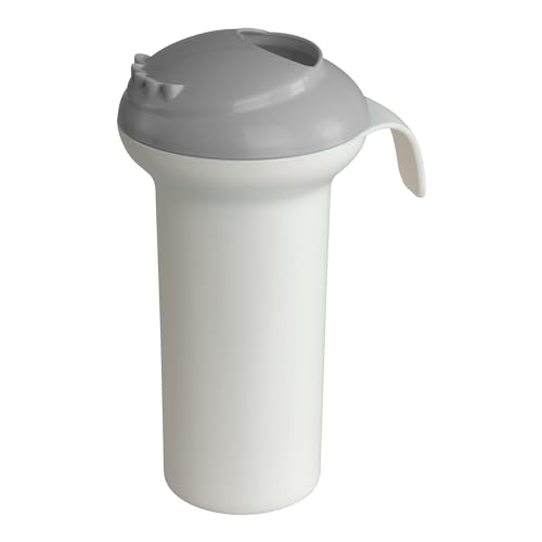 baby-walz Badebecher grey - Haarwaschhilfe für Baby - Seitenloch zum Befüllen - Ergonomisches design - Kapazität 0,5L - Made in Italy